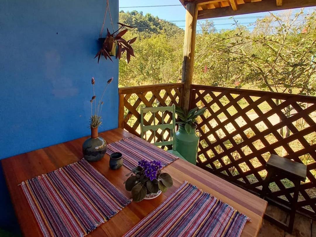 Chales Encantos De Cunha Azul ภายนอก รูปภาพ